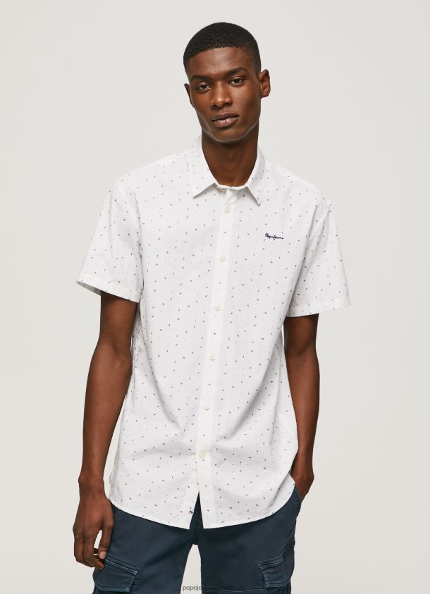 lindenberg Kurzarmhemd Männer Pepe Jeans Weiss 84XH6T1063