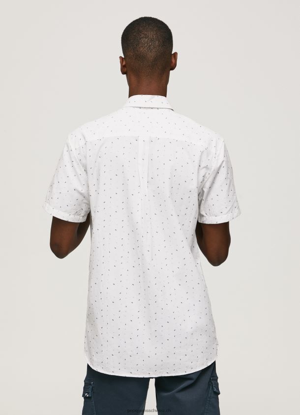 lindenberg Kurzarmhemd Männer Pepe Jeans Weiss 84XH6T1063