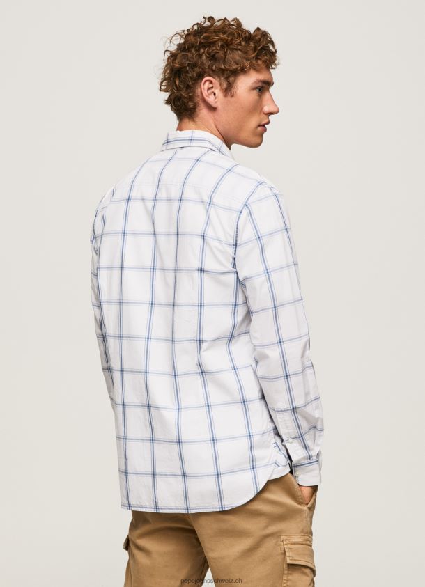 lorian schmal geschnittenes Popeline-Hemd Männer Pepe Jeans Elfenbein 84XH6T1029