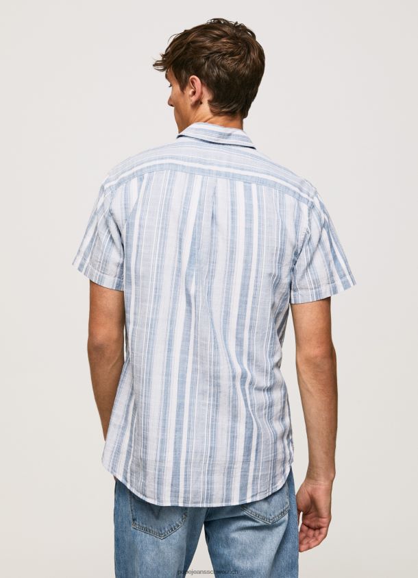 luther schmal geschnittenes gestreiftes hemd Männer Pepe Jeans Jarman 84XH6T1056