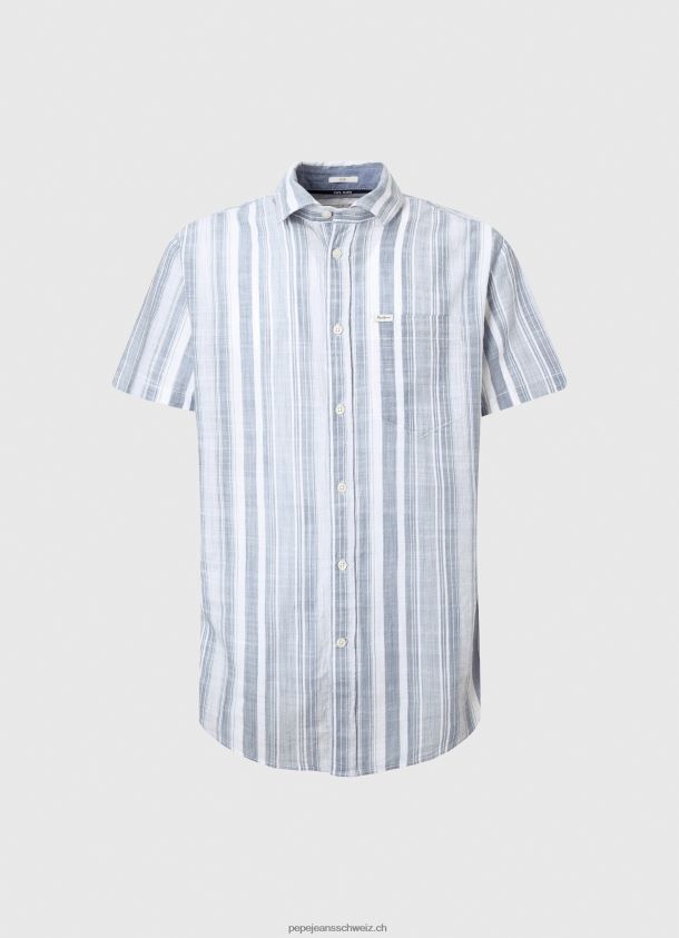 luther schmal geschnittenes gestreiftes hemd Männer Pepe Jeans Jarman 84XH6T1056