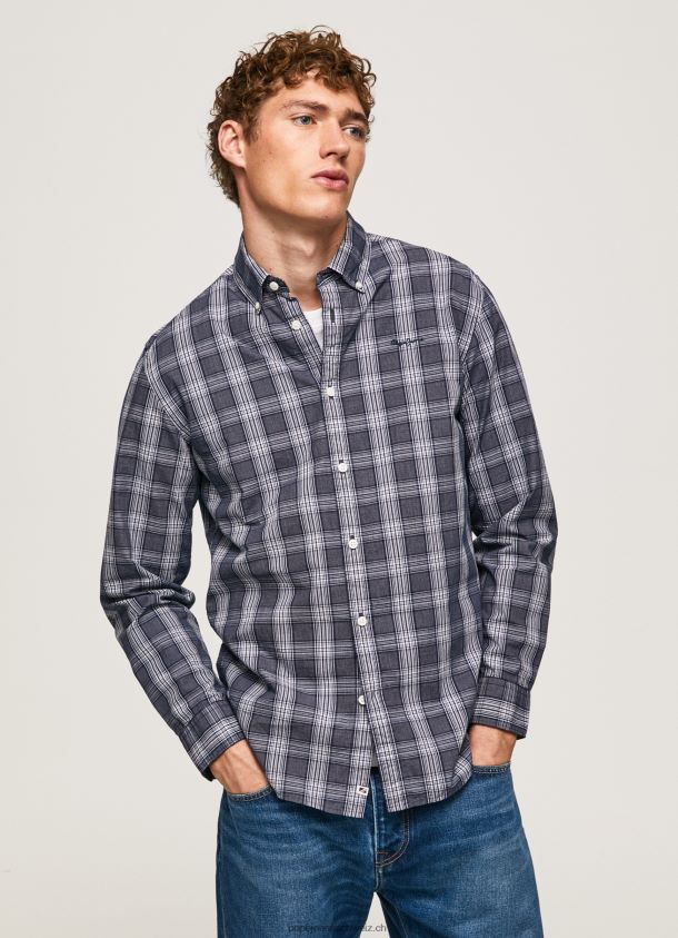lynwood kariertes hemd in normaler passform Männer Pepe Jeans dulwich 84XH6T1033