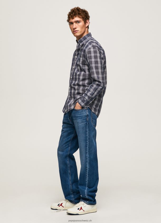 lynwood kariertes hemd in normaler passform Männer Pepe Jeans dulwich 84XH6T1033