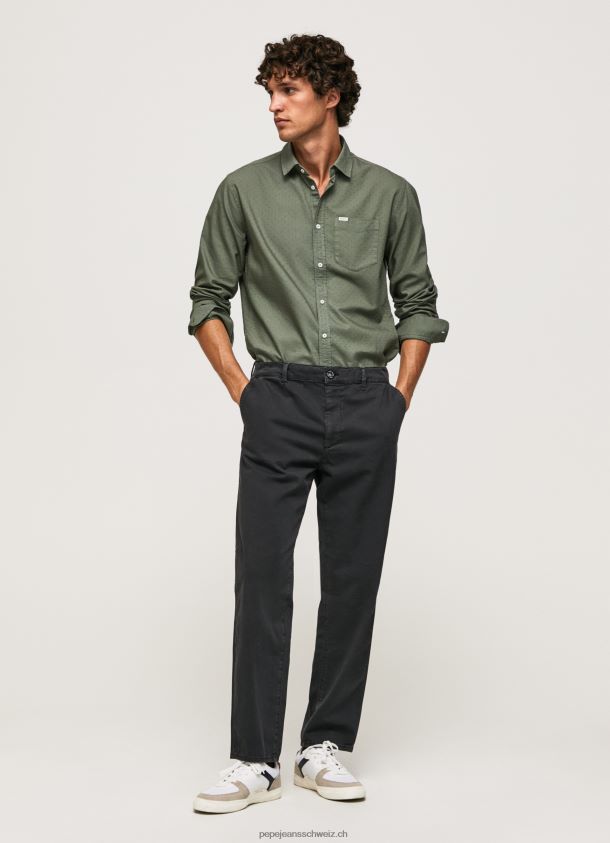 normal geschnittenes Dobby-Hemd Männer Pepe Jeans Gießen 84XH6T1043