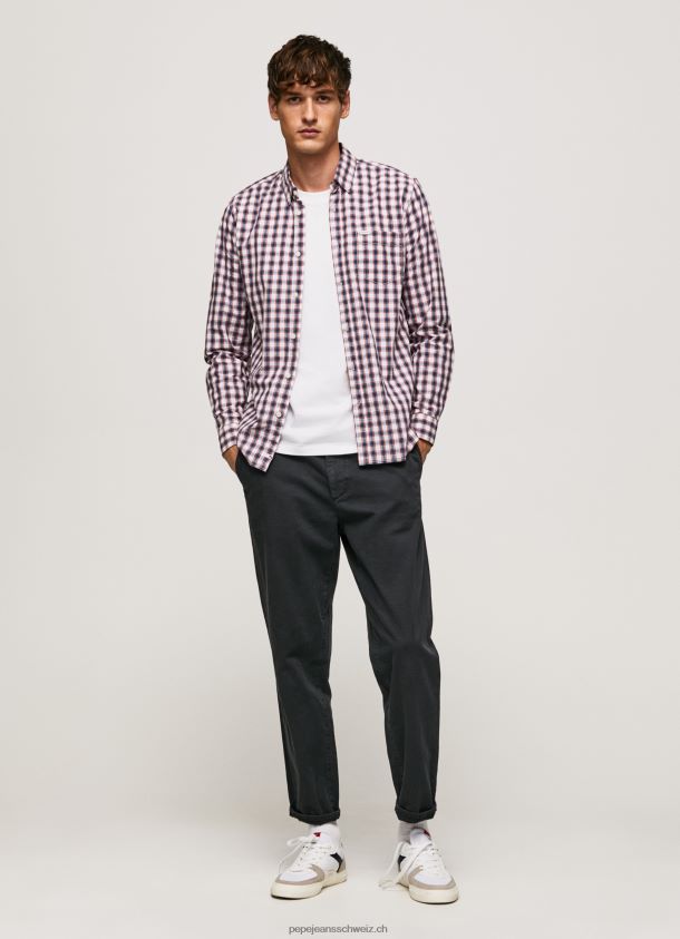 zweifarbig kariertes Hemd laden Männer Pepe Jeans Jarman 84XH6T1066