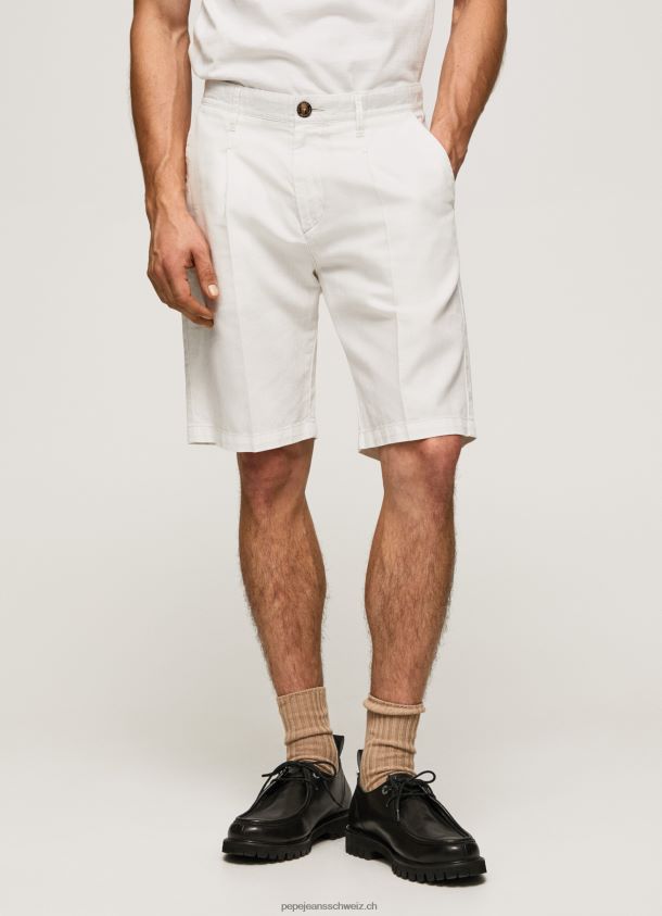 Arkin Chino-Shorts mit Falten Männer Pepe Jeans Elfenbein 84XH6T1128