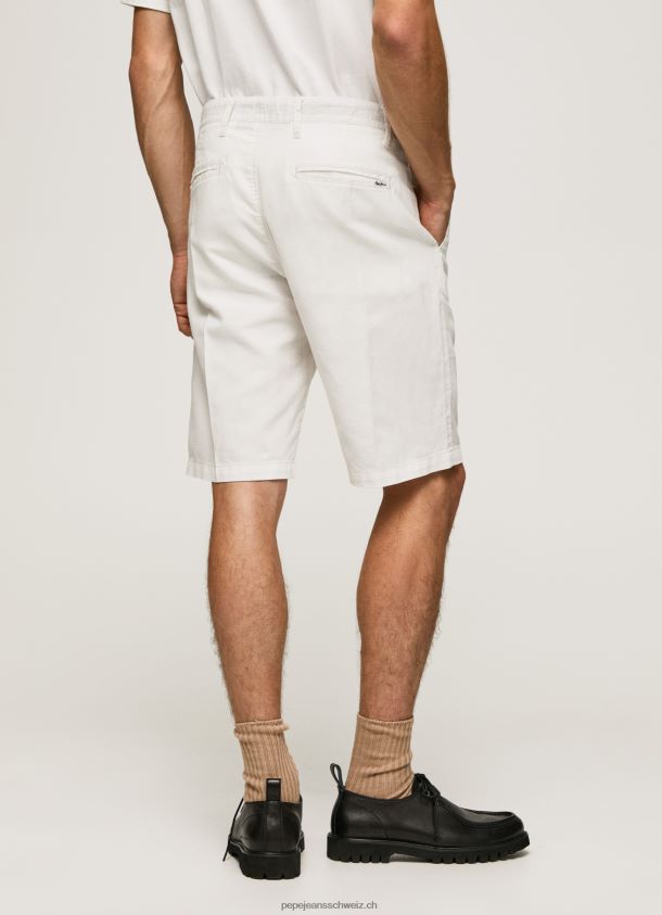 Arkin Chino-Shorts mit Falten Männer Pepe Jeans Elfenbein 84XH6T1128