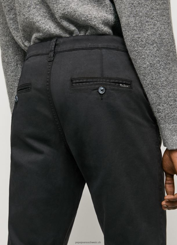 Charly Chinohose Männer Pepe Jeans Schwarz 84XH6T1107