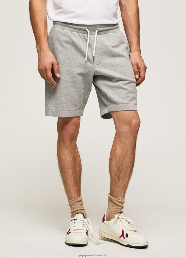 Edward sportliche Shorts Männer Pepe Jeans grau meliert 84XH6T1140