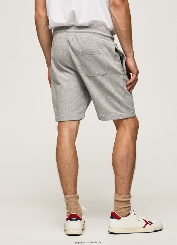 Edward sportliche Shorts Männer Pepe Jeans grau meliert 84XH6T1140