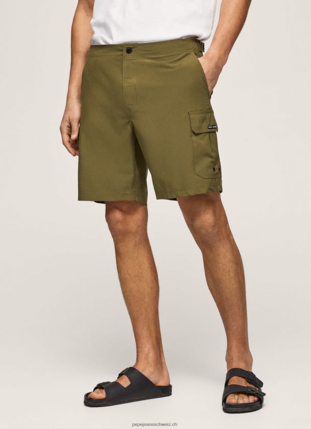 Fergus Cargo-Badeanzug-Shorts Männer Pepe Jeans Harvard Khaki 84XH6T1141