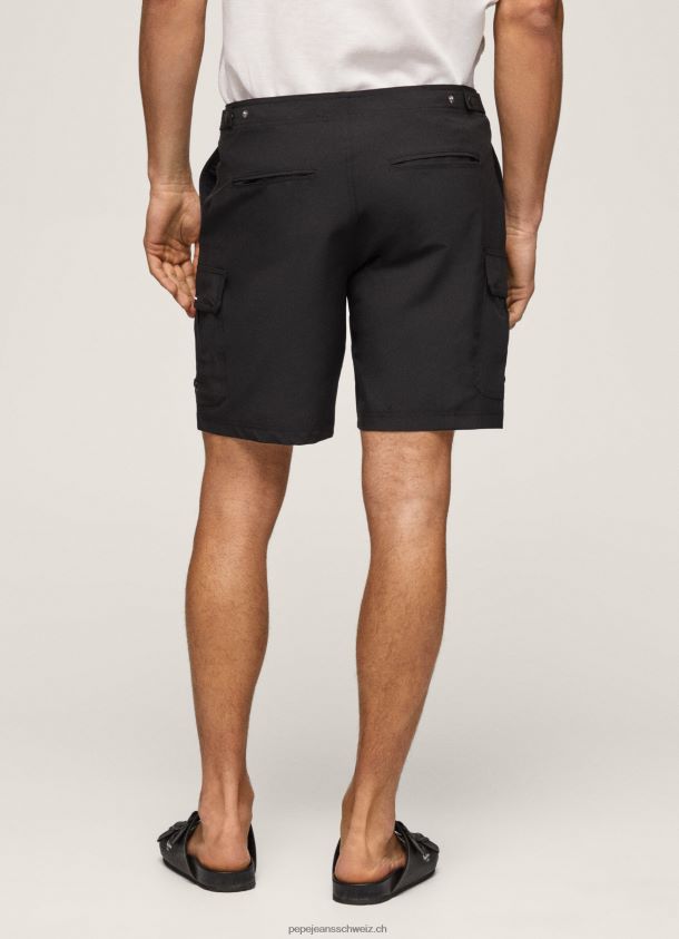 Fergus Cargo-Badeanzug-Shorts Männer Pepe Jeans Schwarz 84XH6T1142