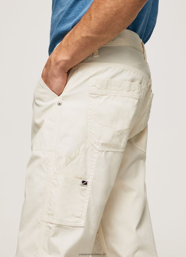 Newton Worker-Cargohose Männer Pepe Jeans Elfenbein 84XH6T1123