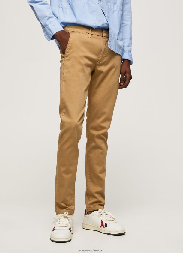 Schmale James-Chino-Hose Männer Pepe Jeans Kamel 84XH6T1098
