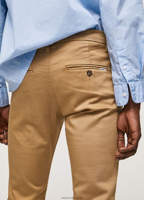 Schmale James-Chino-Hose Männer Pepe Jeans Kamel 84XH6T1098