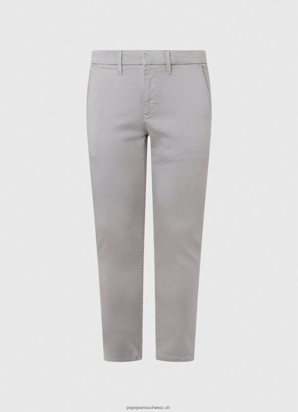 Schmale James-Chino-Hose Männer Pepe Jeans Silber 84XH6T1110