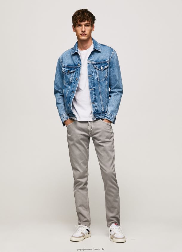 Stanley normale Jogginghose Männer Pepe Jeans Silber 84XH6T1101