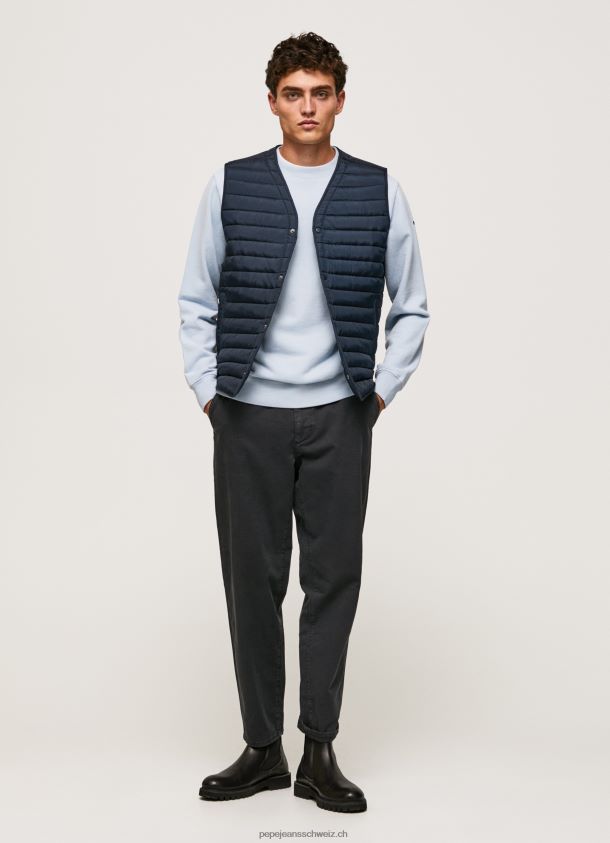 Gefütterte Weste mit Knopfverschluss Männer Pepe Jeans dulwich 84XH6T845