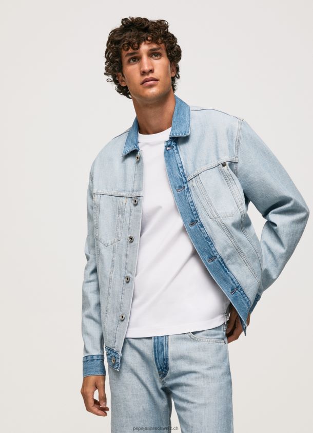 Inside-Out-Jeansjacke Männer Pepe Jeans Denim 84XH6T848