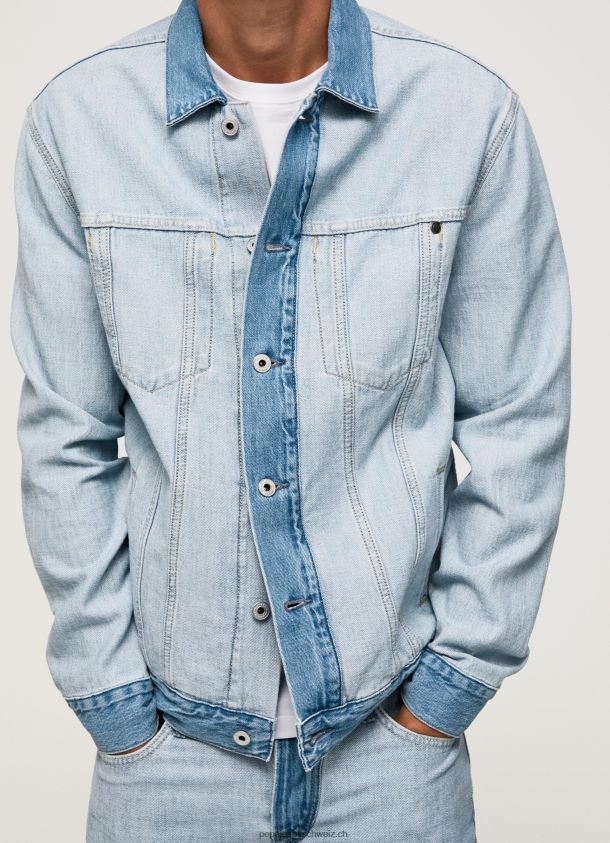 Inside-Out-Jeansjacke Männer Pepe Jeans Denim 84XH6T848