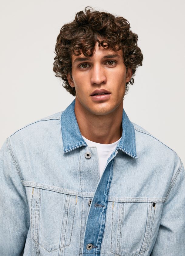 Inside-Out-Jeansjacke Männer Pepe Jeans Denim 84XH6T848