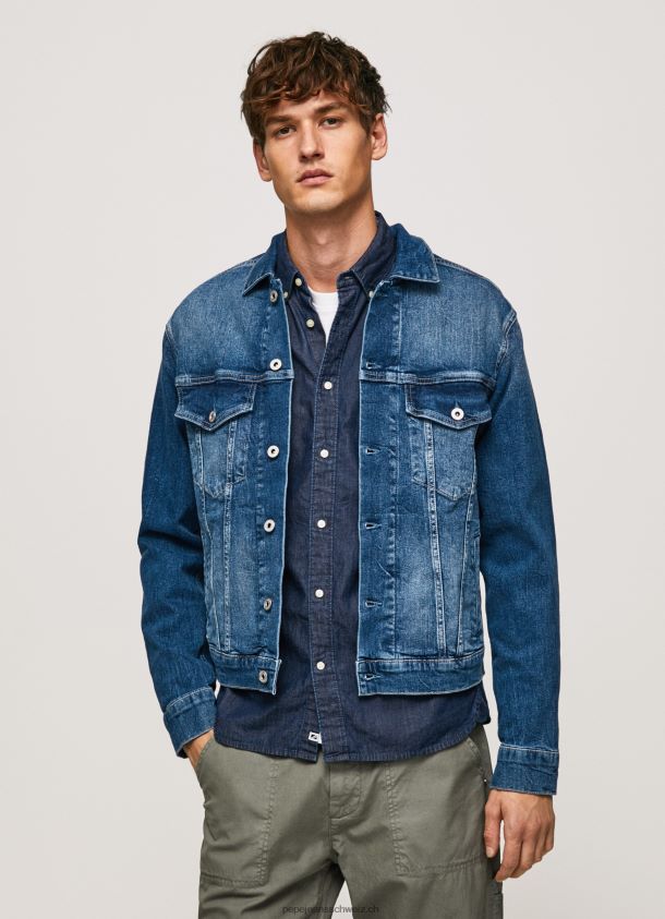 Pinner Regular Fit Jeansjacke Männer Pepe Jeans Denim 84XH6T831