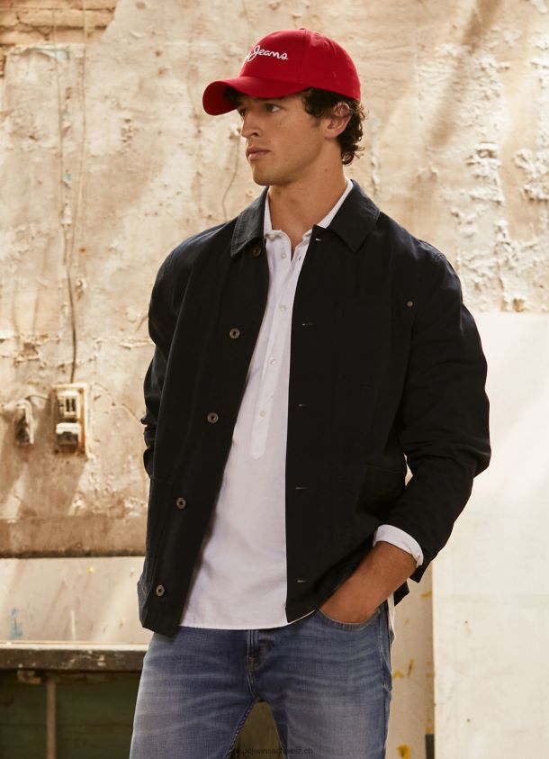 Utility-Jacke aus Canvas Männer Pepe Jeans dulwich 84XH6T842