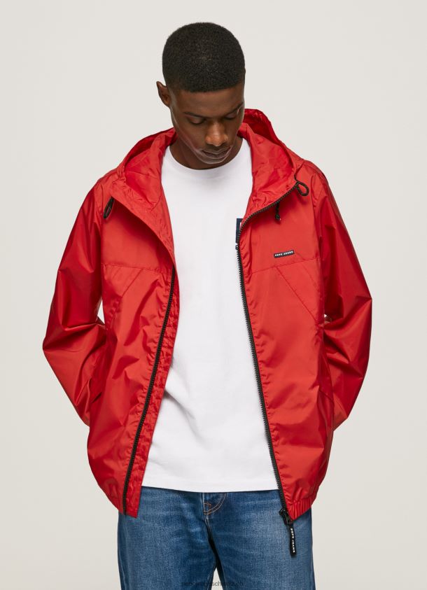 Windjacke mit Kapuze Männer Pepe Jeans studiorot 84XH6T824