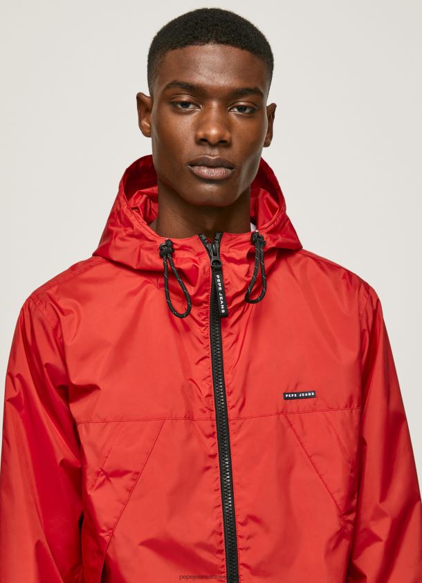 Windjacke mit Kapuze Männer Pepe Jeans studiorot 84XH6T824