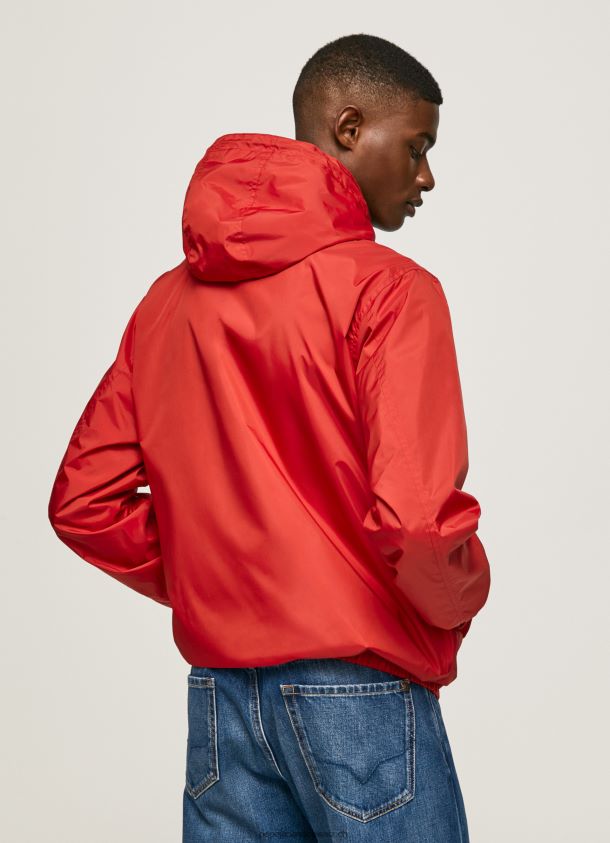 Windjacke mit Kapuze Männer Pepe Jeans studiorot 84XH6T824