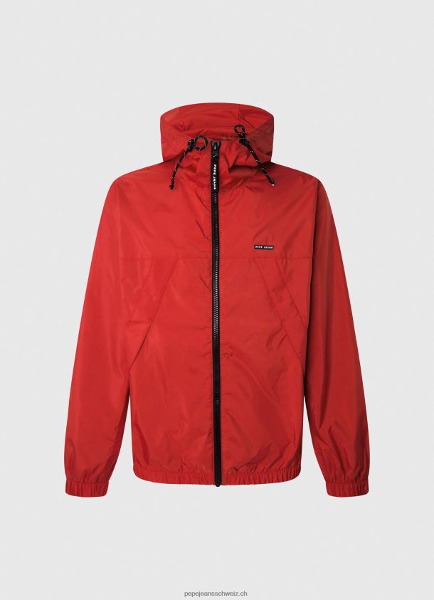 Windjacke mit Kapuze Männer Pepe Jeans studiorot 84XH6T824