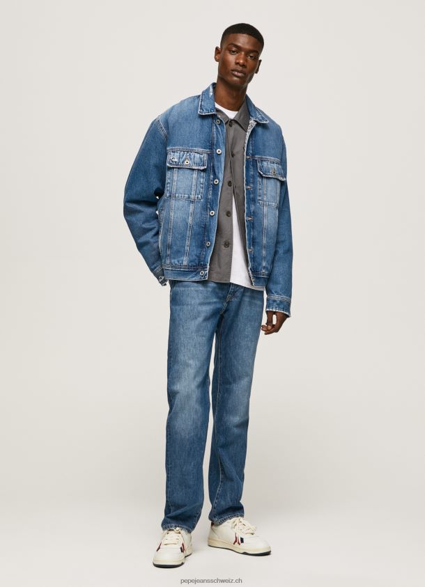 übergroße Jeansjacke Männer Pepe Jeans Denim 84XH6T818