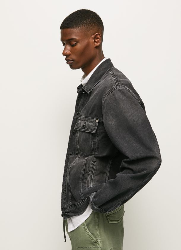 übergroße Jeansjacke Männer Pepe Jeans Denim 84XH6T833