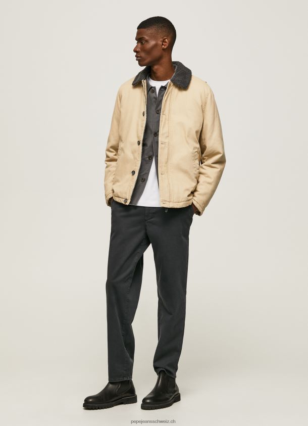 kurze Steppjacke aus Segeltuch Männer Pepe Jeans Stein 84XH6T838