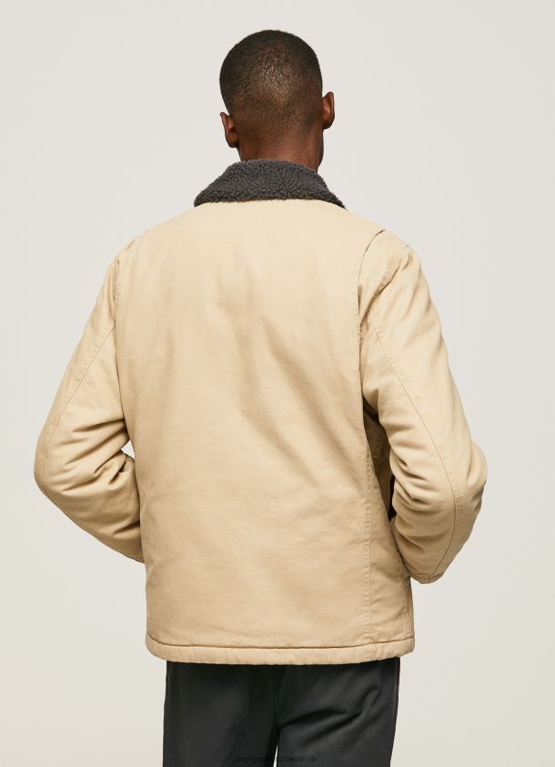 kurze Steppjacke aus Segeltuch Männer Pepe Jeans Stein 84XH6T838