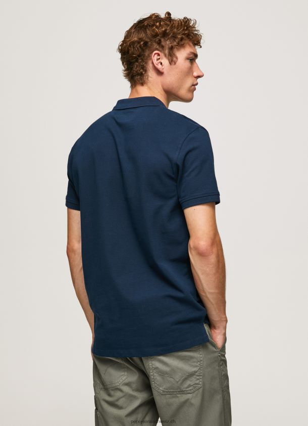 Logo-T-Shirt Männer Pepe Jeans Marine 84XH6T1078