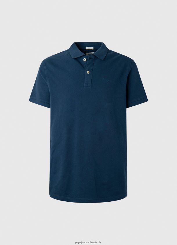 Logo-T-Shirt Männer Pepe Jeans Marine 84XH6T1078