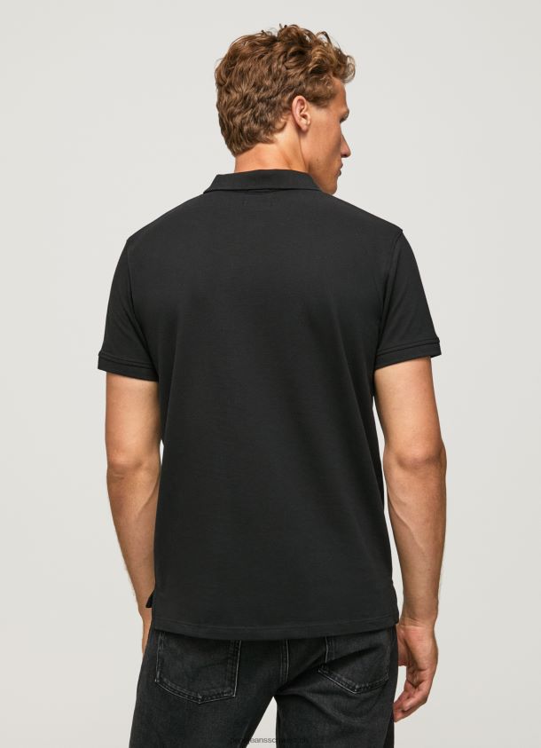 Logo-T-Shirt Männer Pepe Jeans Schwarz 84XH6T1086
