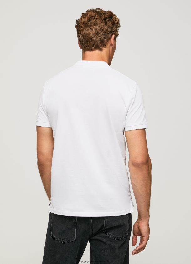 Logo-T-Shirt Männer Pepe Jeans Weiss 84XH6T1085