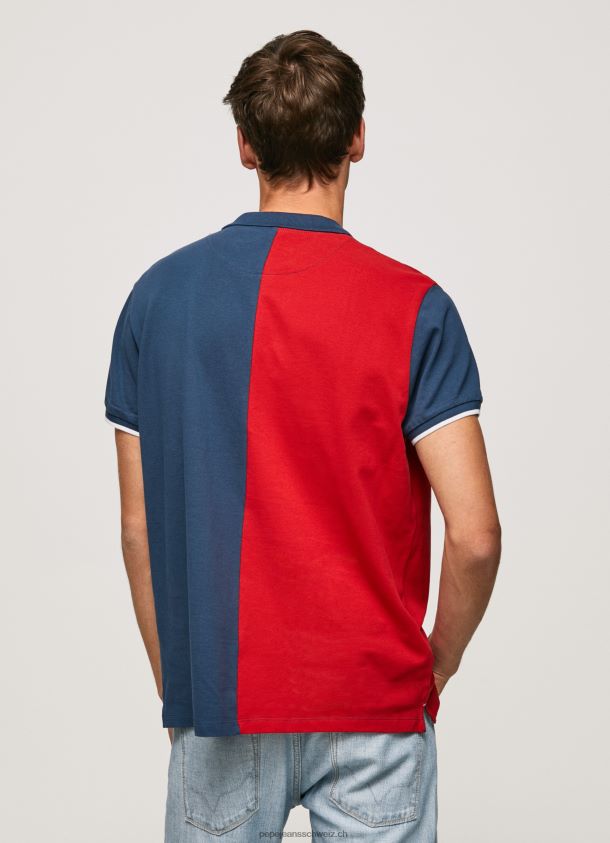 Piqué-Poloshirt mit Farbblöcken Männer Pepe Jeans Jarman 84XH6T1082