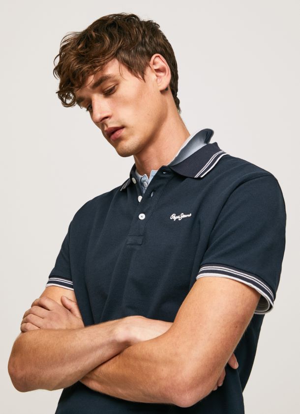 gesticktes Pikee-Poloshirt mit Logo Männer Pepe Jeans dulwich 84XH6T1076