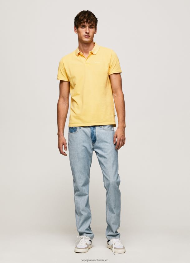 gesticktes Pikee-Poloshirt mit Logo Männer Pepe Jeans scheinen 84XH6T1081