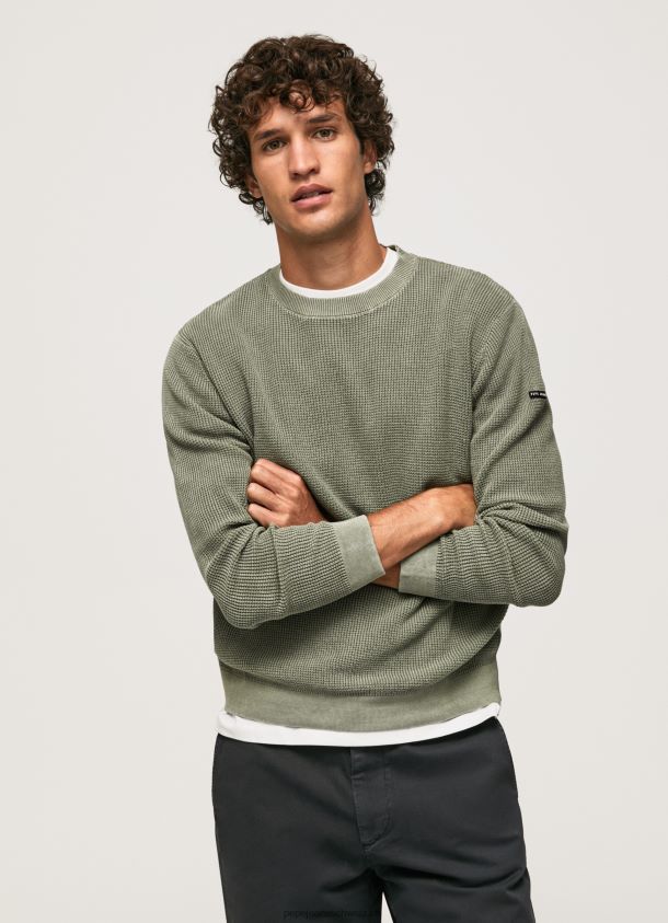 Baumwolljersey in Waffelstrick Männer Pepe Jeans Gießen 84XH6T853