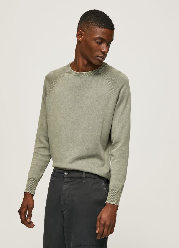 Baumwolljersey mit rundem Kragen Männer Pepe Jeans Gießen 84XH6T860