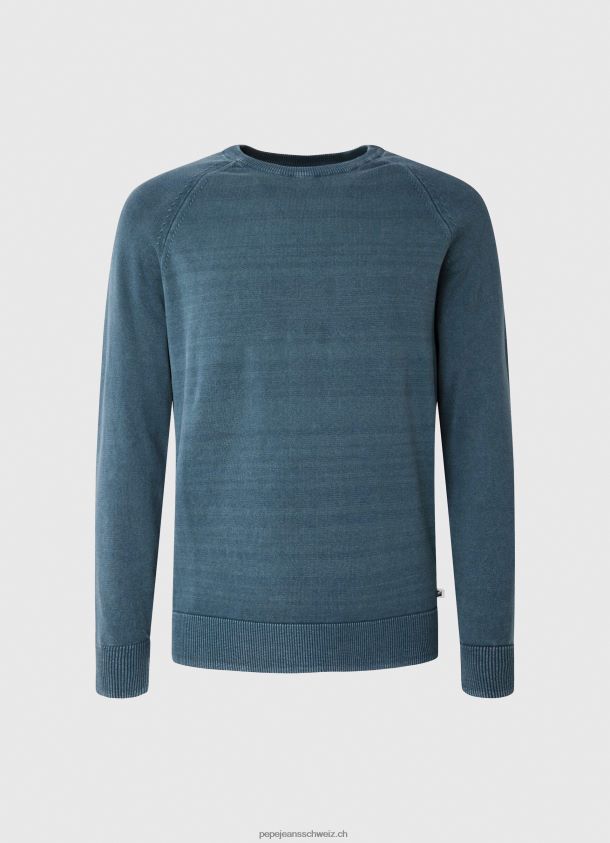 Baumwolljersey mit rundem Kragen Männer Pepe Jeans Jarman 84XH6T864