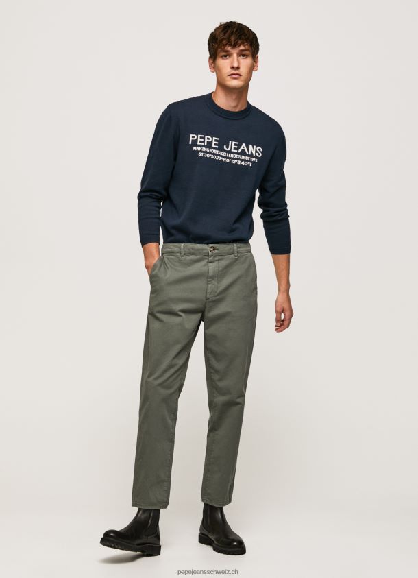 Pluton-Jersey mit abgerundetem Kragen Männer Pepe Jeans dulwich 84XH6T850