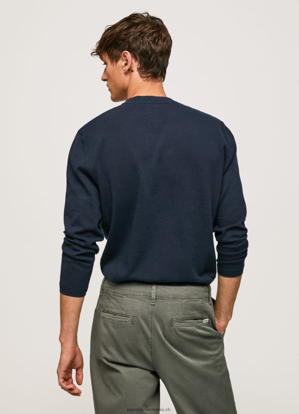 Pluton-Jersey mit abgerundetem Kragen Männer Pepe Jeans dulwich 84XH6T850