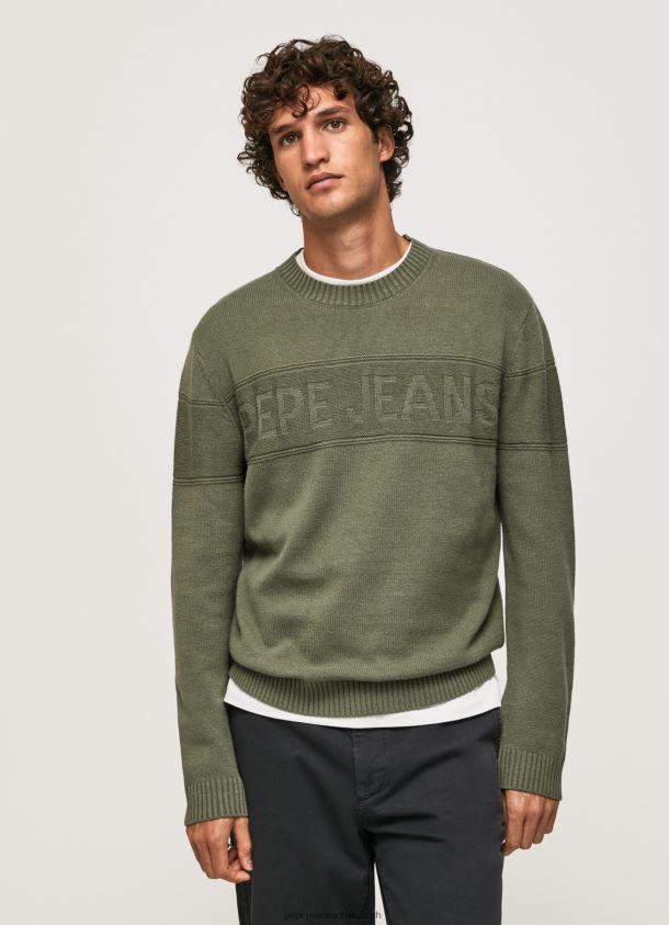 Rundhals-Jersey aus Baumwolle Männer Pepe Jeans Gießen 84XH6T856
