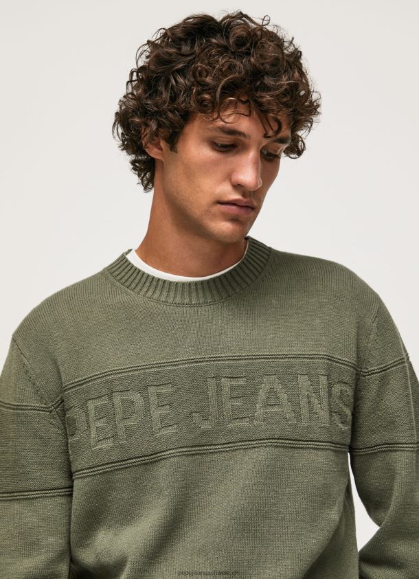 Rundhals-Jersey aus Baumwolle Männer Pepe Jeans Gießen 84XH6T856