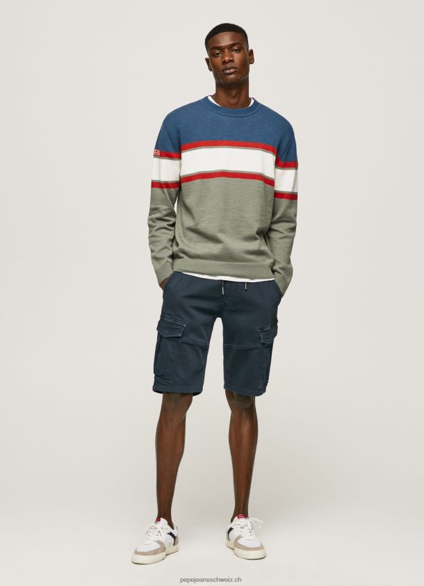 gestreifter Baumwolljersey Männer Pepe Jeans Gießen 84XH6T849